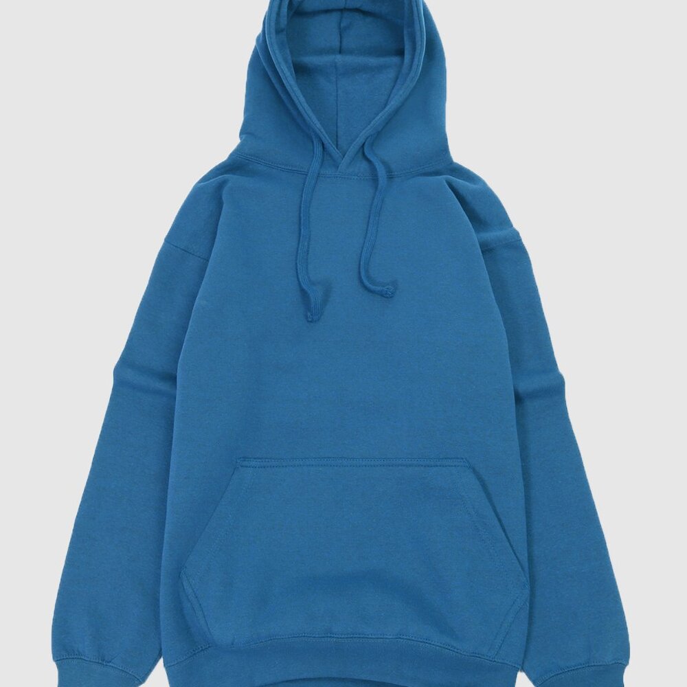 Men's Premium Heavyweight Pullover Hoodie Sweatshirt Turquoise
